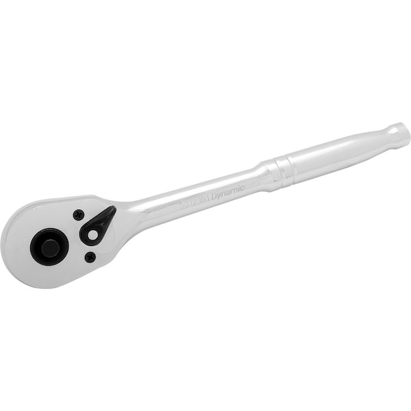 Tools 1/2" Drive 45 Tooth Quick Release Ratchet, 9" Long, Chrome